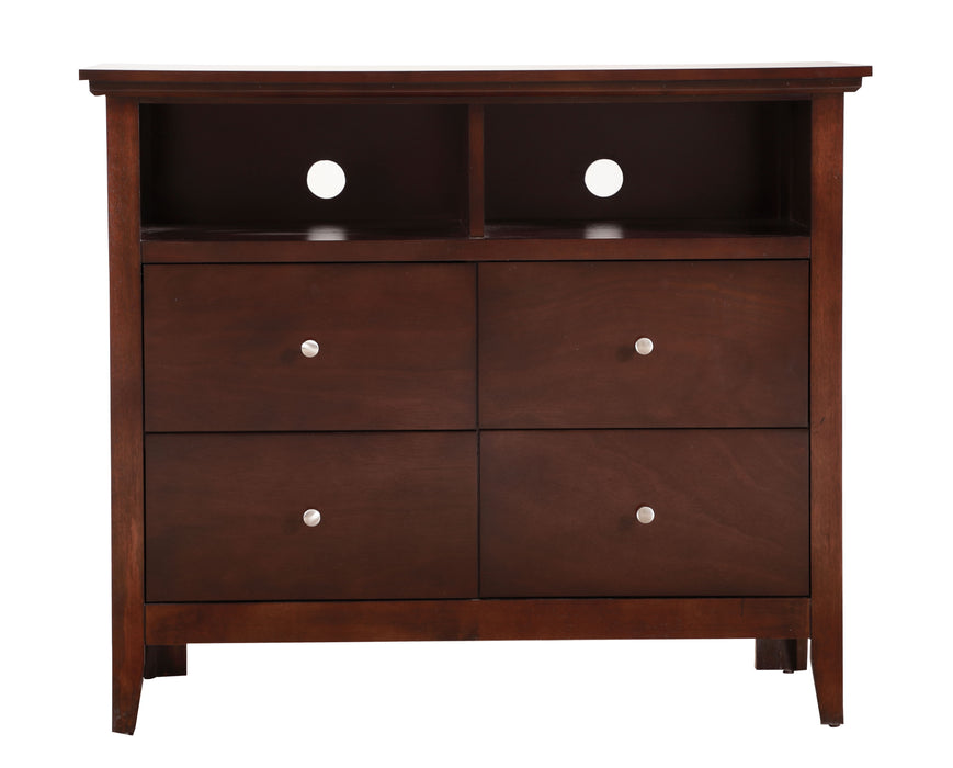 Glory Furniture Hammond TV Media Chest, Cappuccino