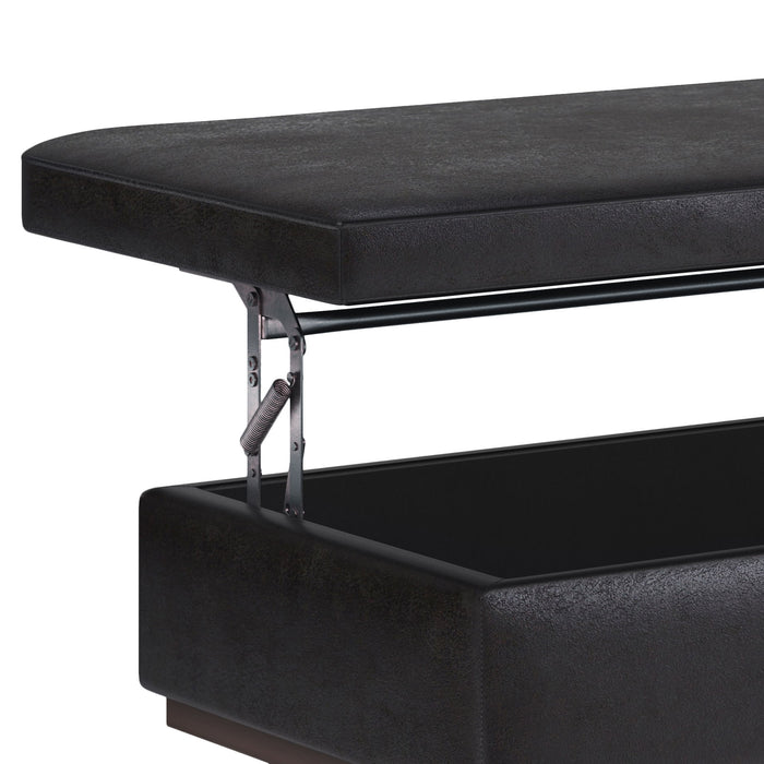 Owen - Lift Top Large Coffee Table Storage Ottoman