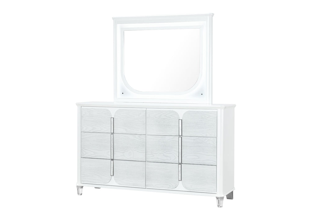 Apollo - Dresser - Gray / White