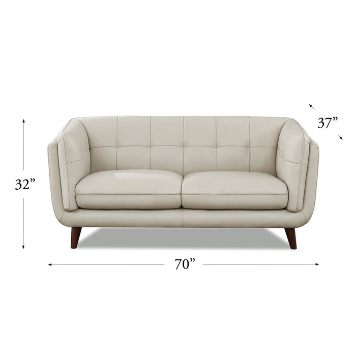 Solana - Waxy Pull-Up Leather Loveseat