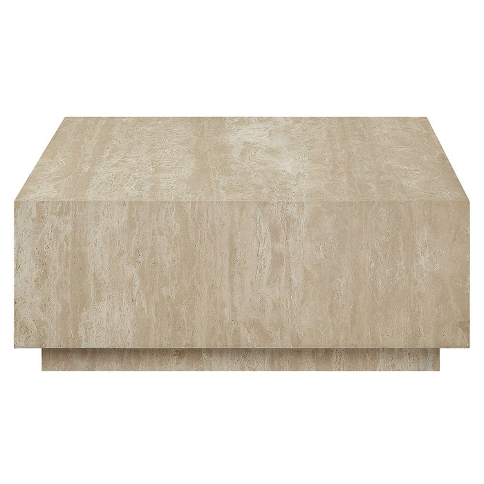 Deon - Coffee Table - Beige Travertine