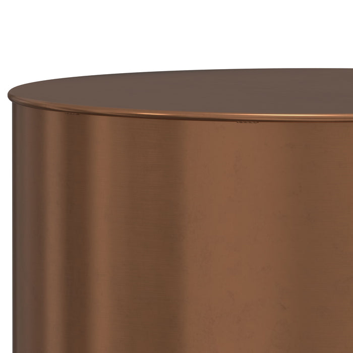 Curtis - Metal Cylinder Accent Table