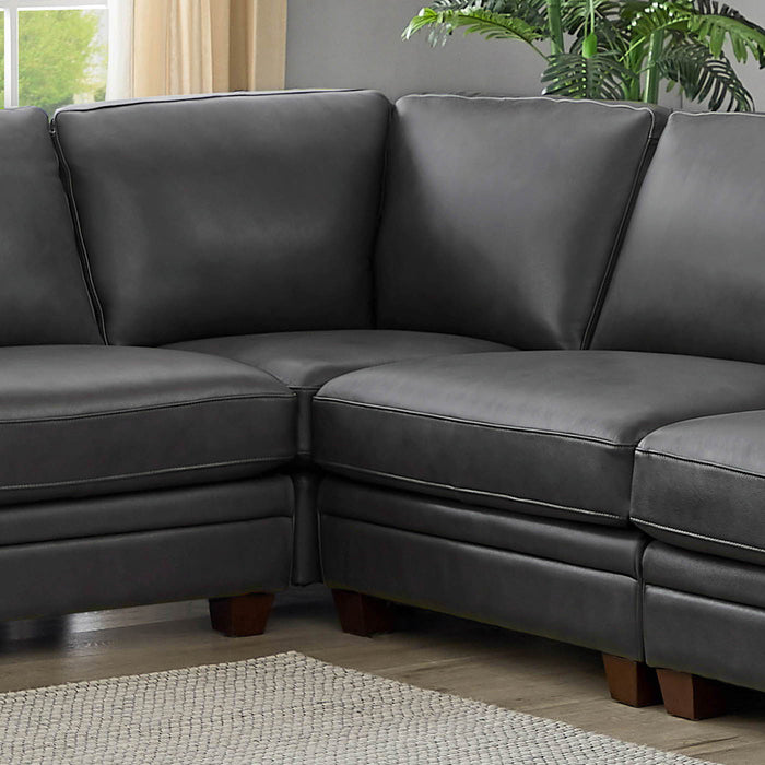 Naples - Leather Sectional