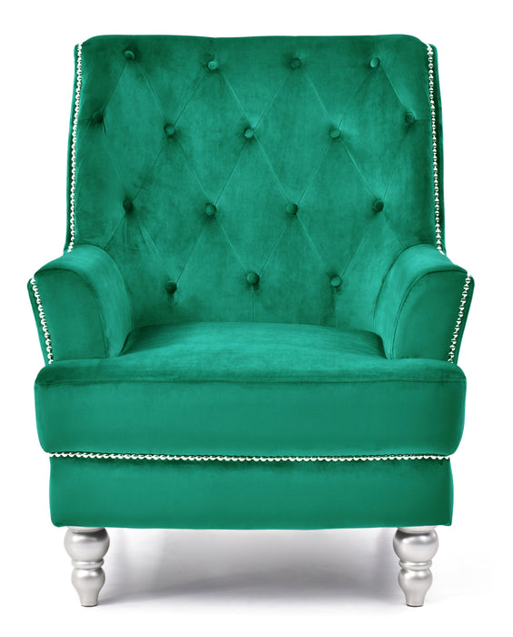 Glory Furniture Pamona Chair, Green