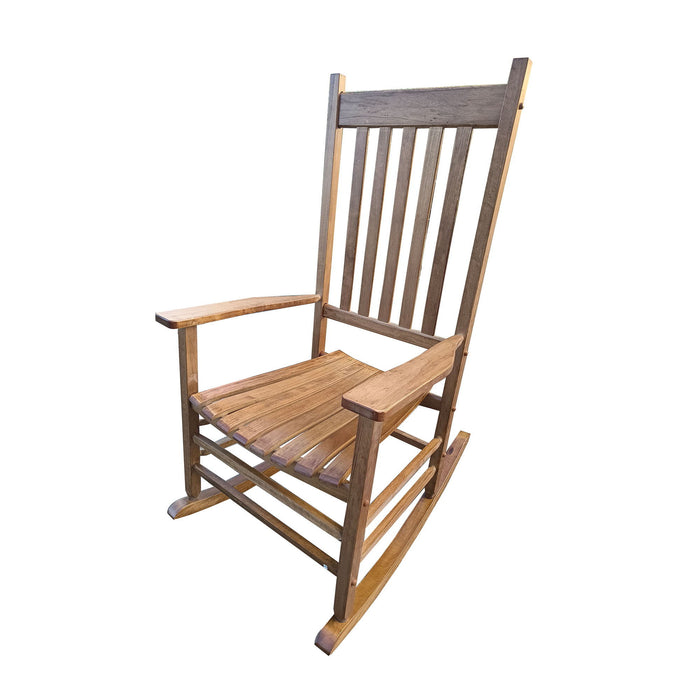 Balcony Porch Adult Rocking Chair Brown