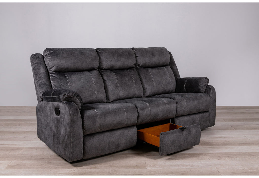 U7303 - Recliner Sofa - Domino Granite