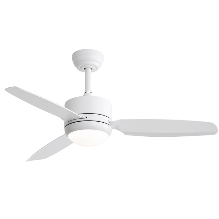 New Design Ceiling Fan With Lights 3 ABS Blades 6 - Speed DC Motor - White