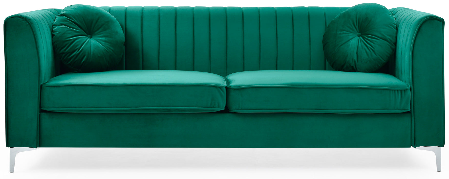 Glory Furniture Delray Sofa (2 Boxes), Green