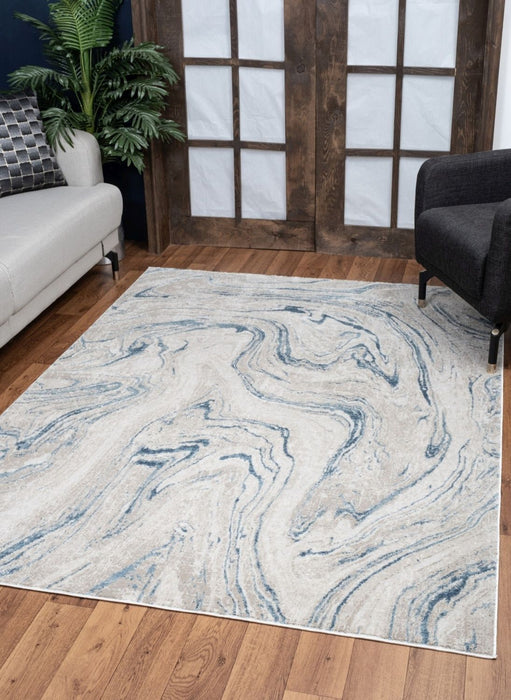 Elegance - 2' X 3' Area Rug Polyester - Ivory