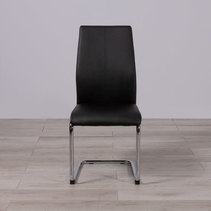 D41 - Dining Chair Leatherette - Black