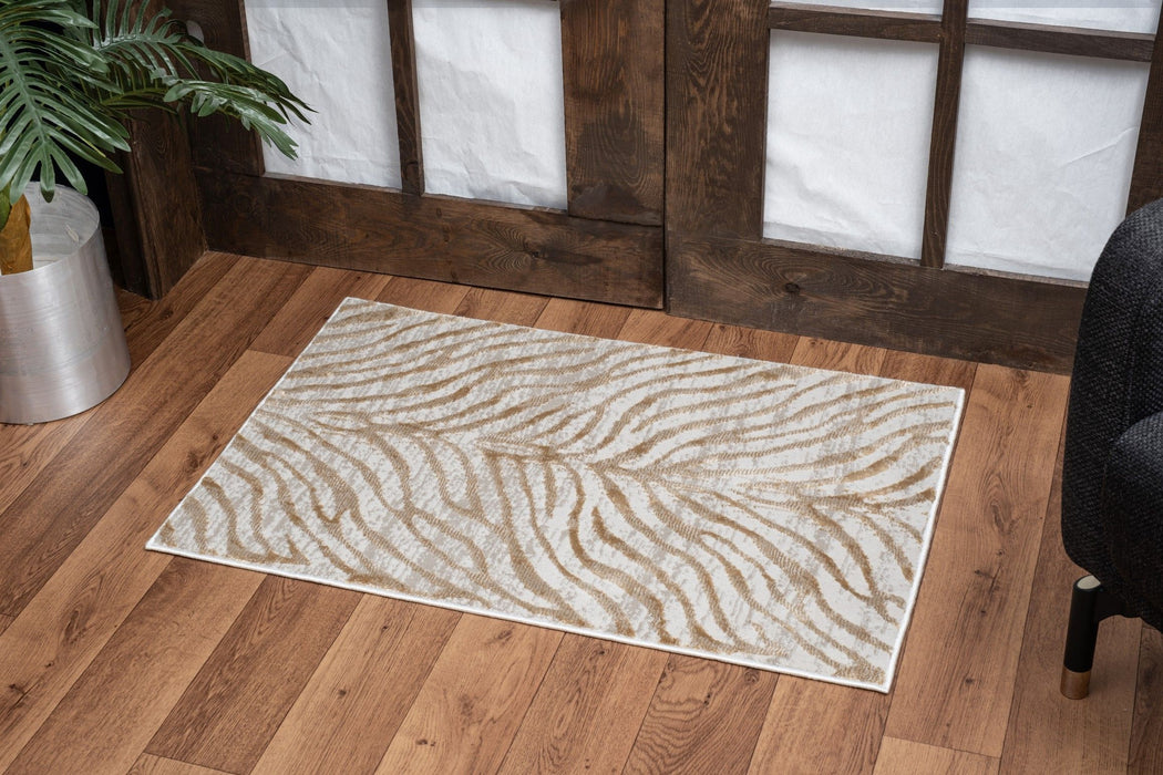 Elegance - 2' X 3' Area Rug - Gold / Polyester