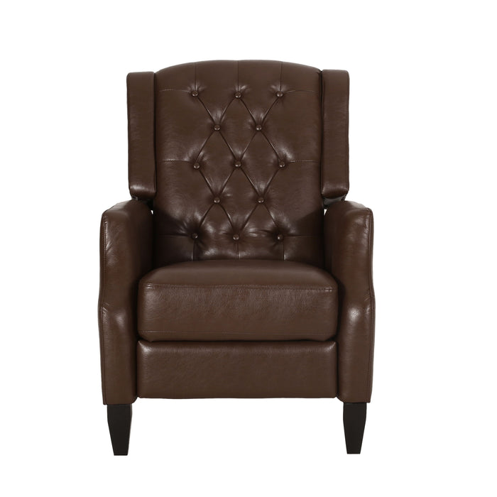 Manual Standard Recliner Contemporary Design