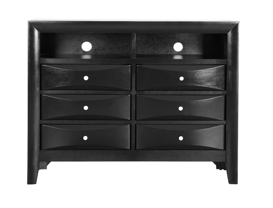 Glory Furniture Marilla Media Chest, Black