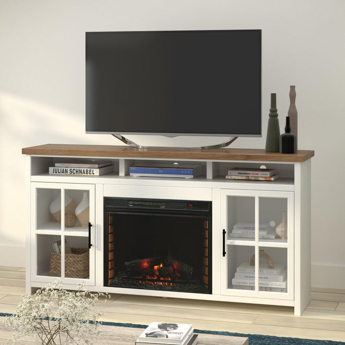 Hampton - Fireplace TV Stand Console