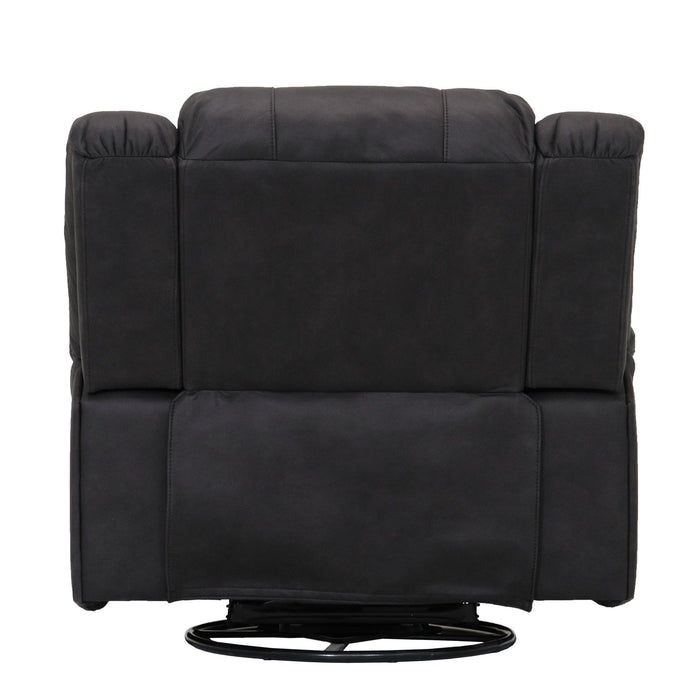 Marshall - Swivel Gliding Recliner - Black