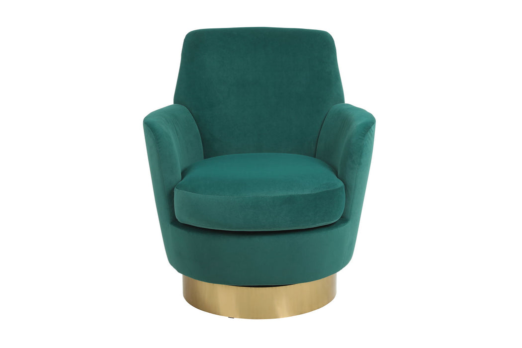 Swivel Barrel Chair, Swivel Accent Chairs Armchair For Living Room, Reading Chairs For Bedroom Comfy, Round Barrel Chairs With Gold Stainless Steel Base