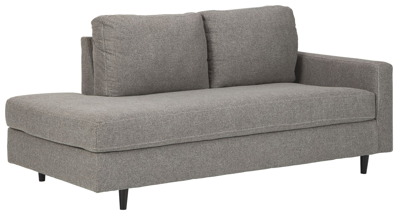 Lyman - Grafito - Chaise esquinero Raf