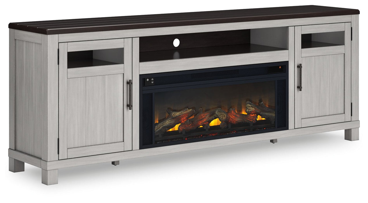 Trinell - Marrón - Mueble TV Con Chimenea Eléctrica — Brother's Outlet