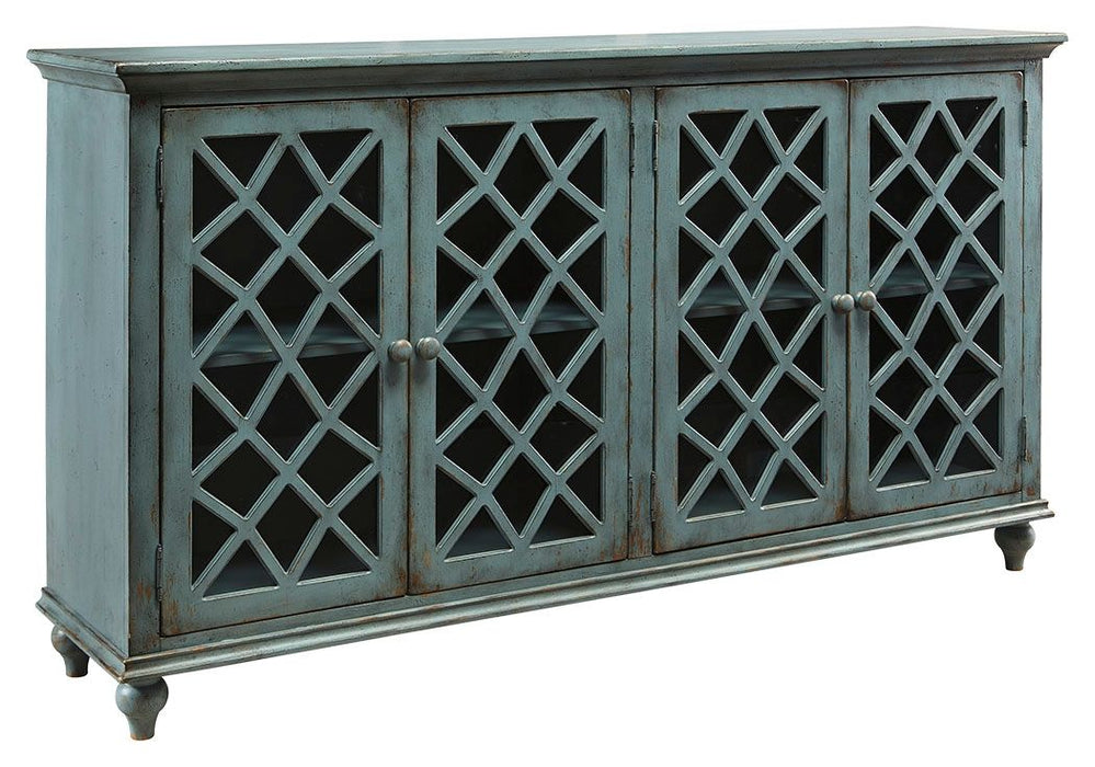 Mirimyn - Verde azulado antiguo - Gabinete decorativo - Acabado vintage
