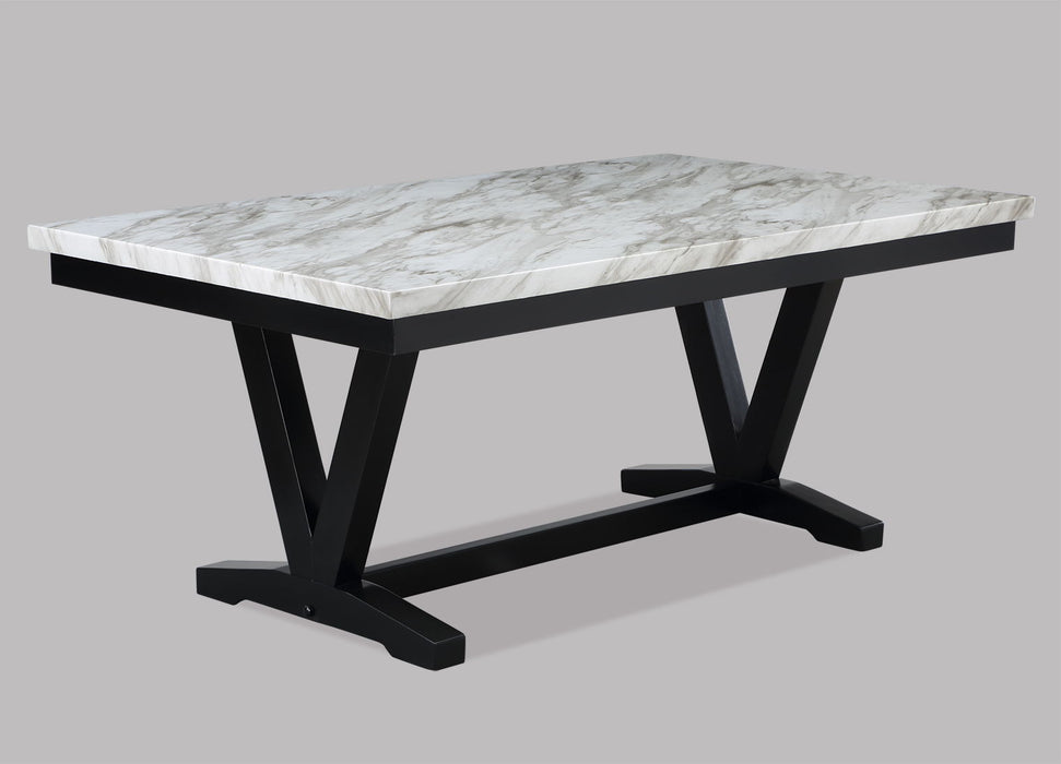 Tanner - Mesa de comedor - Imitación Carrara