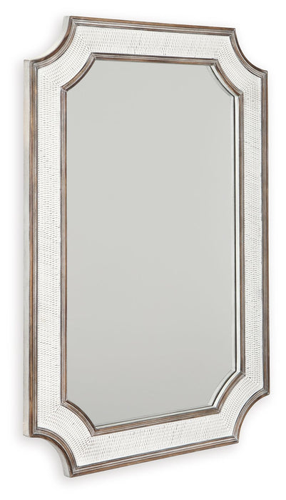 Howston - Antique White - Accent Mirror