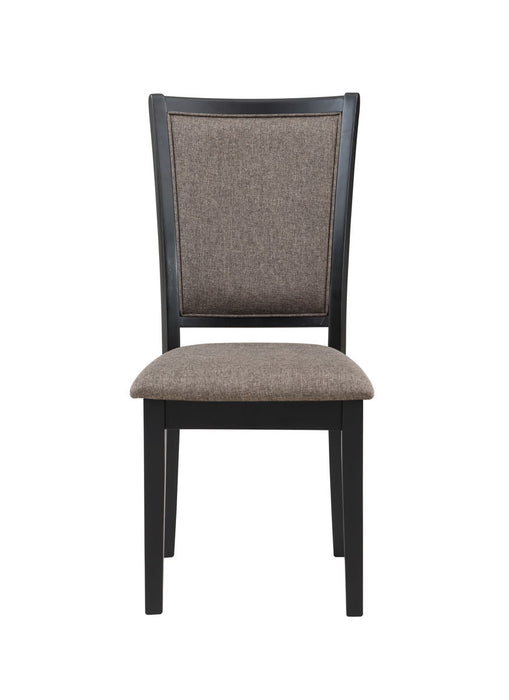 Potomac - Mesa de comedor rectangular de 60" y 4 sillas - Marrón/Negro
