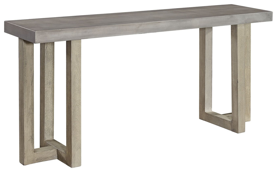 Lockthorne - Cinza - Mesa de console para sofá