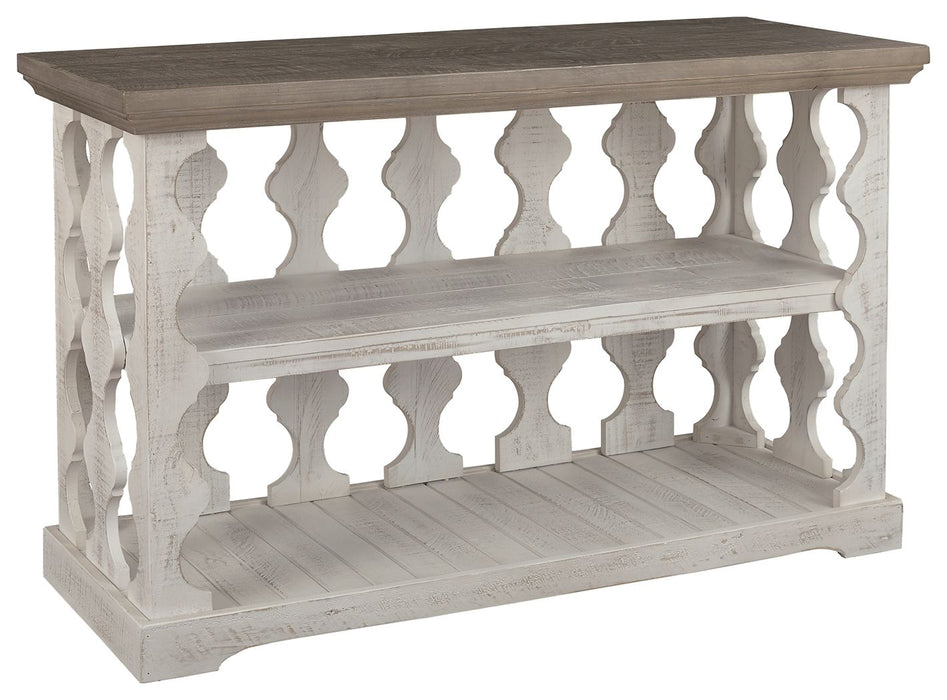 Havalance - Cinza / Branco - Mesa Console para Sofá