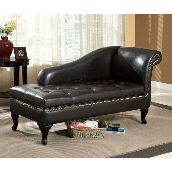 Lakeport - Chaise con almacenamiento - Negro