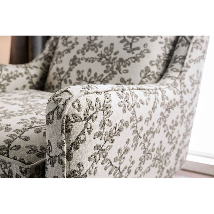 Dorset - Cadeira Floral - Marfim