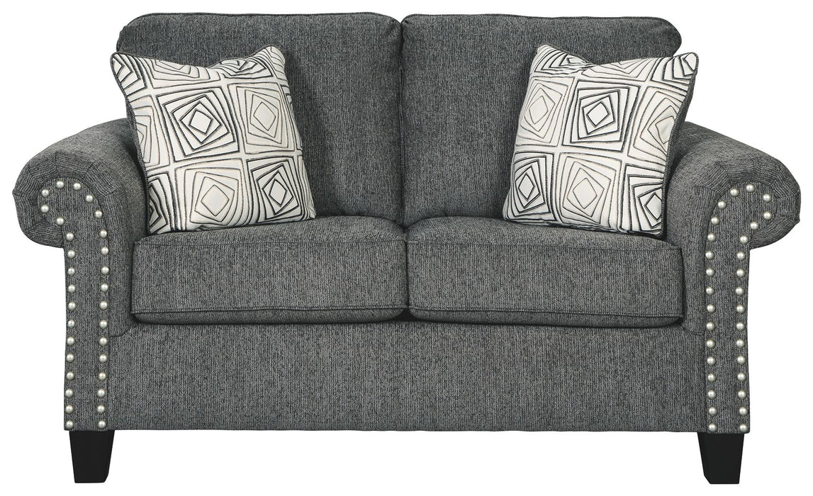 Agleno - Charcoal - Loveseat