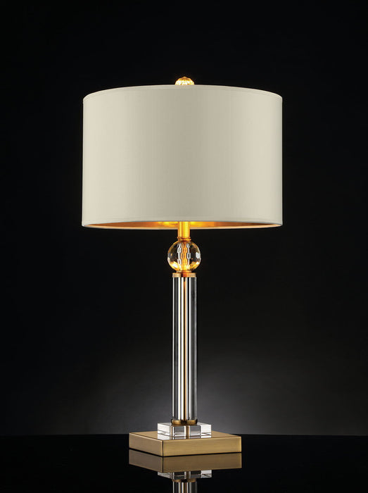 Charis - Lámpara de mesa - Oro / Marfil