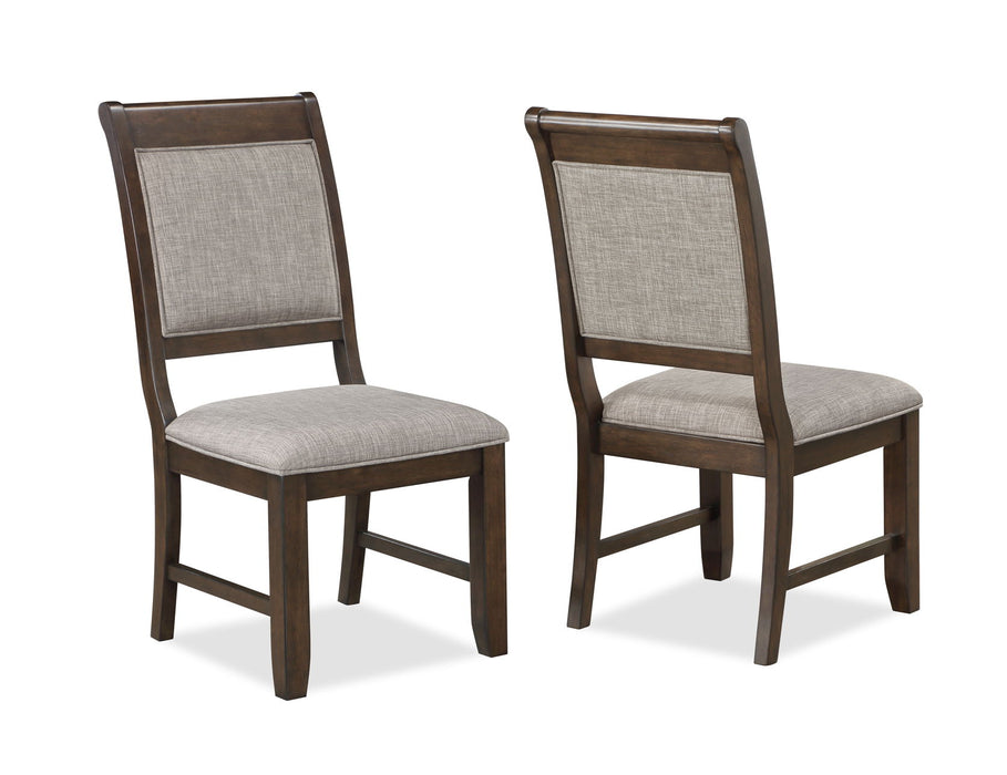 Tarin - Cadeira lateral (conjunto de 2) - Prata Pérola