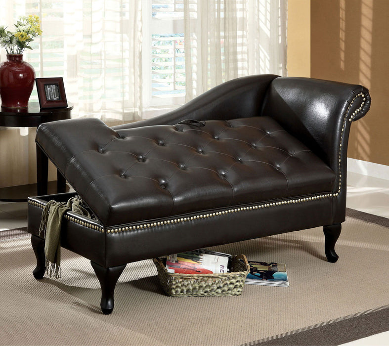 Lakeport - Chaise con almacenamiento - Negro