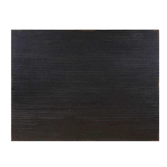Glenham - Juego de mesa de comedor de 5 piezas - Negro cepillado