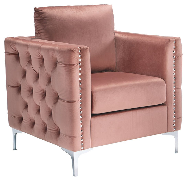 Lizmont - Blush Pink - Cadeira de destaque