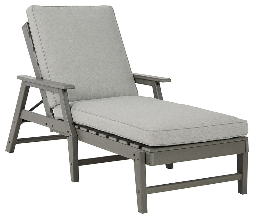 Visola - Cinza - Chaise Lounge Com Almofada