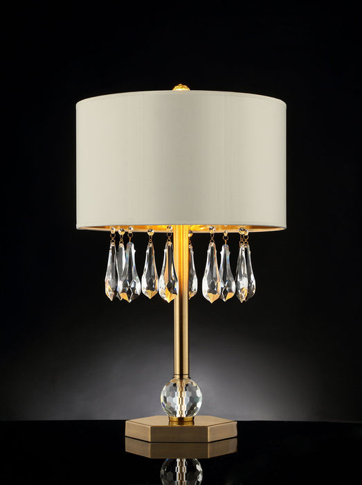 Jemima - Lámpara de mesa - Oro / Marfil