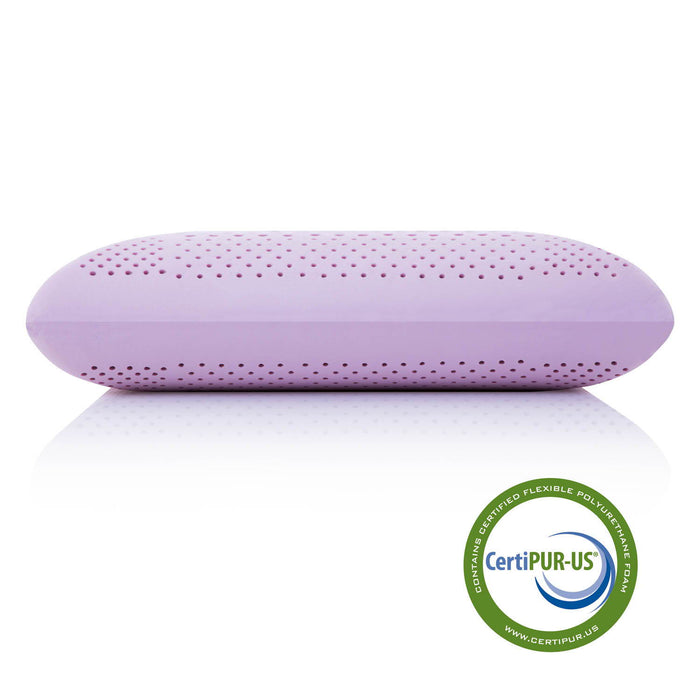 Zoned - Almohada Dough® Lavanda Con Spritzer - Cuello De Viaje