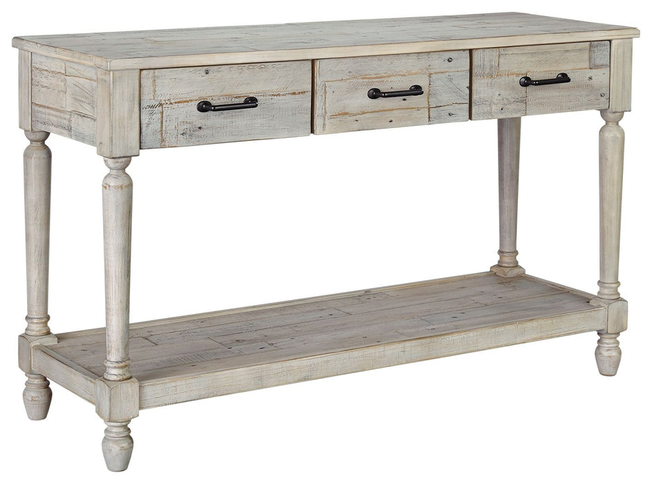 Shawnalore - Whitewash - Sofa Table